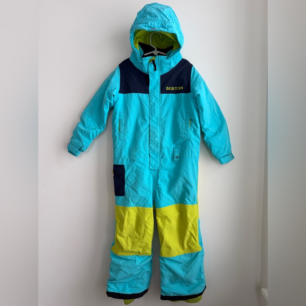 Burton Striker Youth Blue Curacao and Lime Snowsuit 5/6